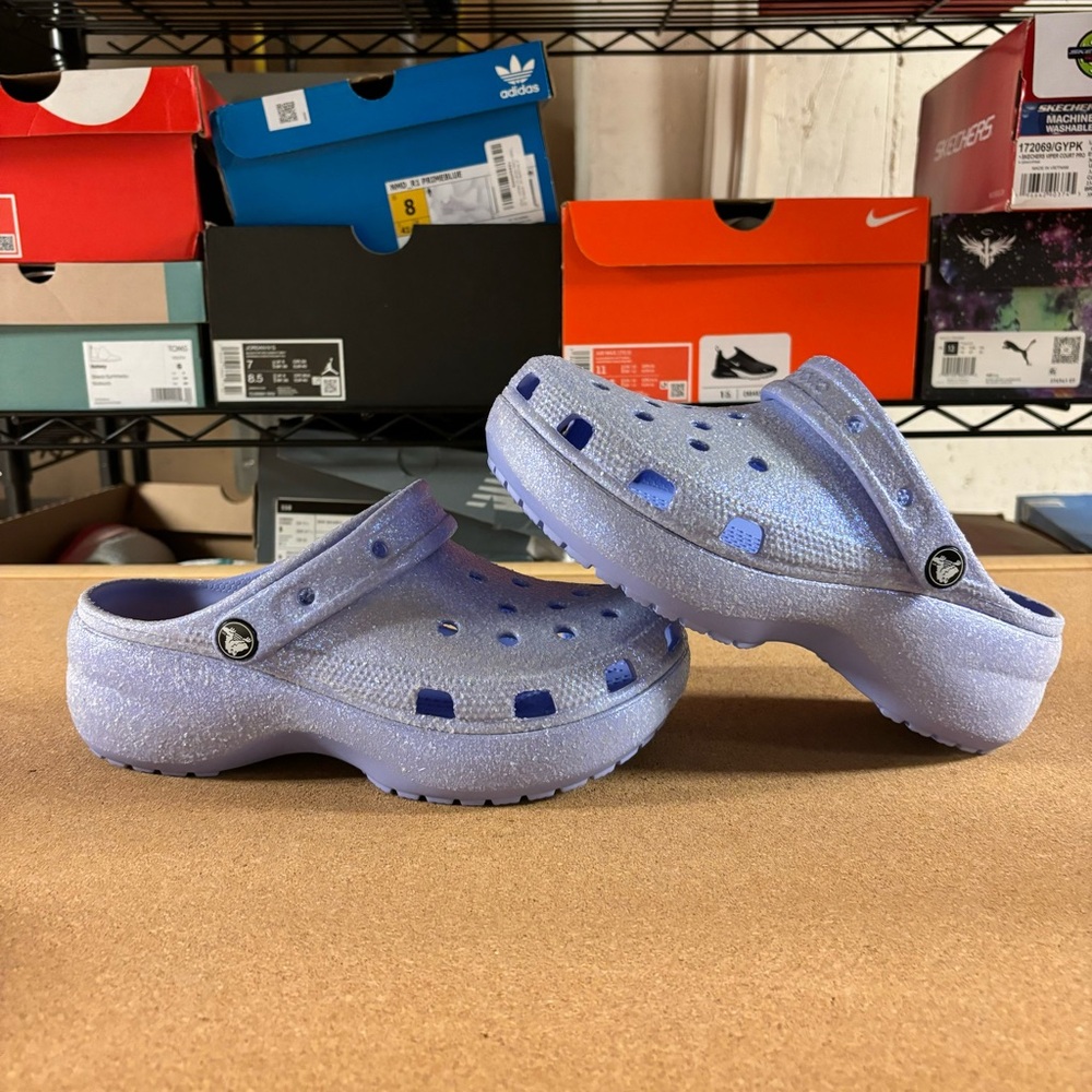 Women’s Crocs Glitter Clogs Size 7